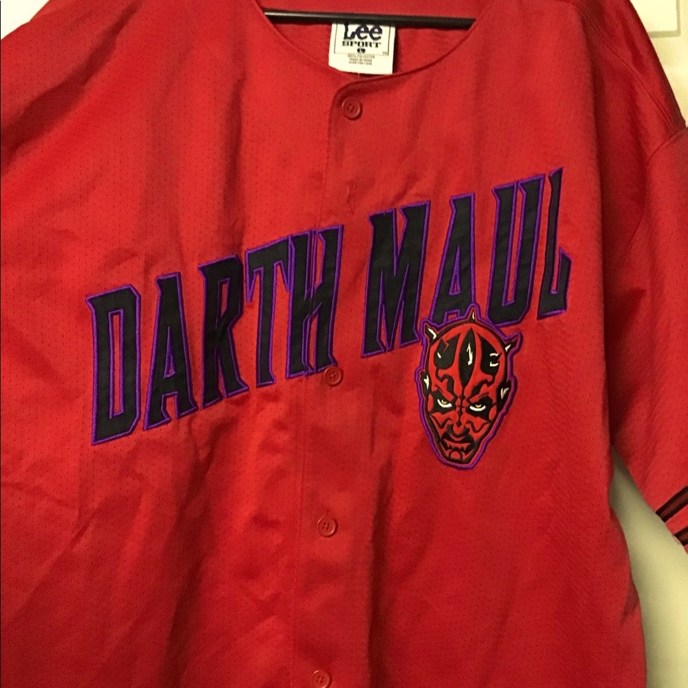 Star Wars Darth Maul Jersey New With Tags & RARE!